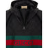 Gucci Black Polyester Trench Coat
